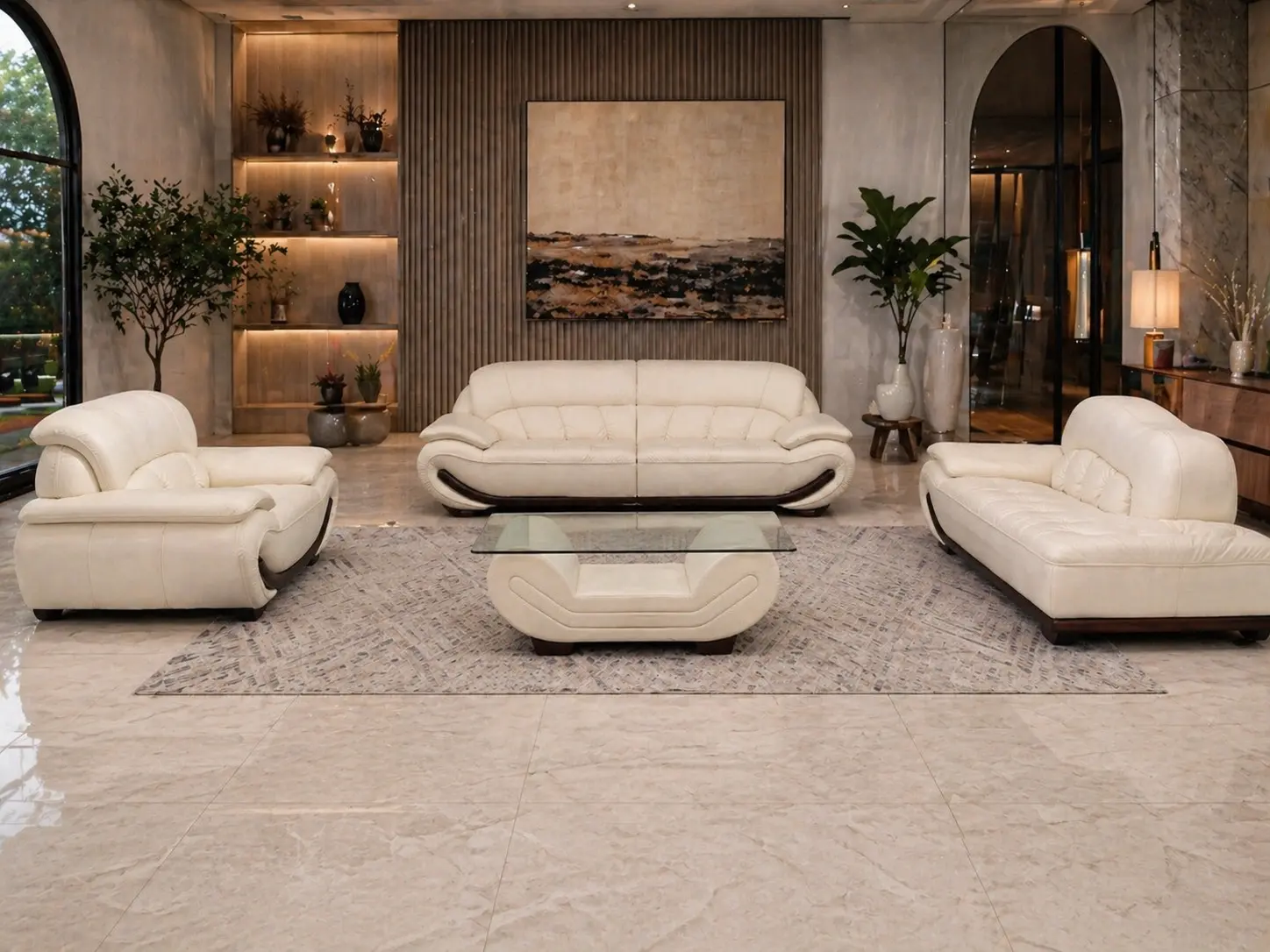 Monte Carlo 4 piece leather couch durban