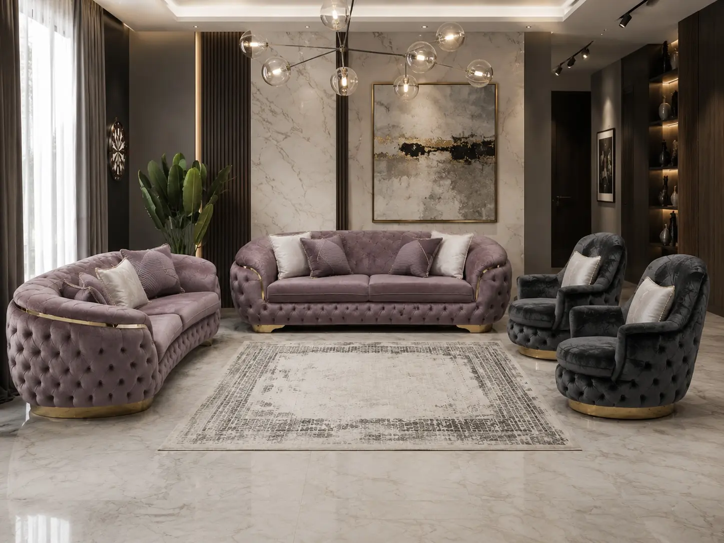 Bold 4 Piece Lounge Suite Durban
