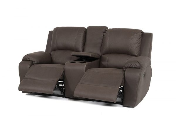 2 Recliner + Console