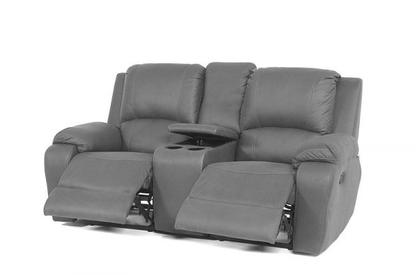 2 Recliner + Console