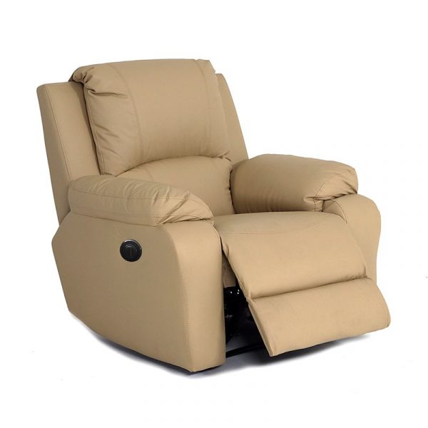 Single Electronic Leather Recliner
