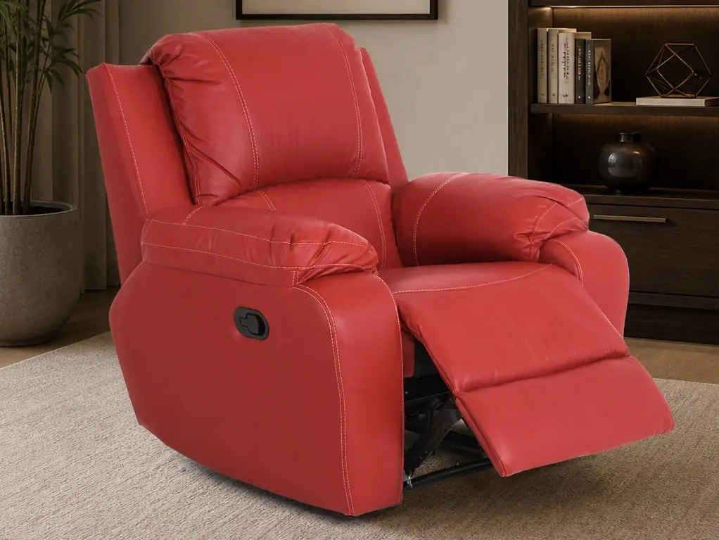 Mikayla Recliner Chair Red